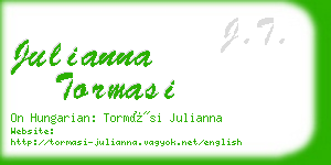 julianna tormasi business card